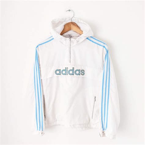 baby blue adidas windbreaker